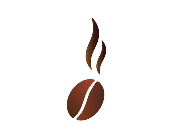 Coffee Beans Logo Template vector icon  - Vektor, obrázek