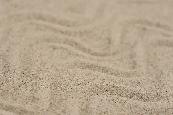 padrão de onda no fundo de areia foco seletivo
  - Foto, Imagem