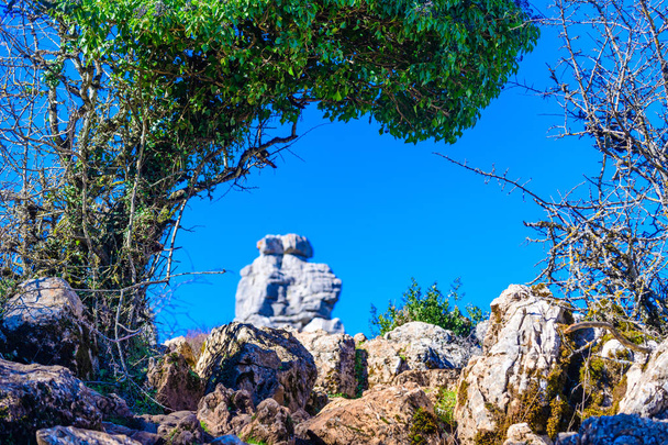 El Torcal de Antequera is a nature reserve located to the south  - Photo, image