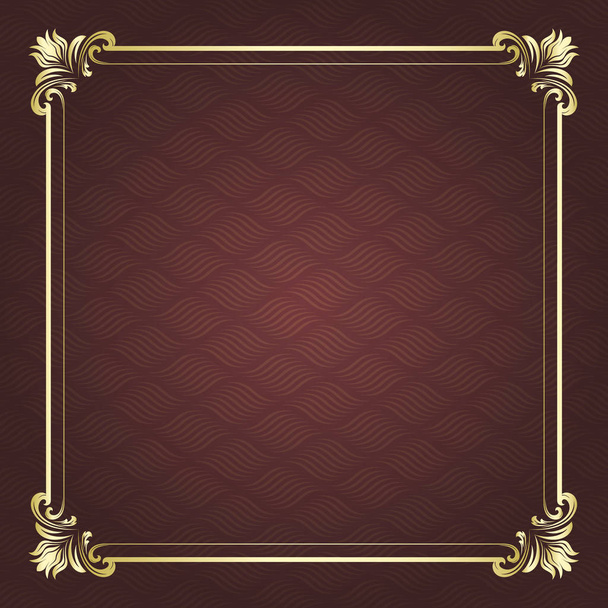decorative frame in vintage style - Vector, afbeelding