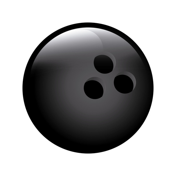bowling ball - Vector, imagen
