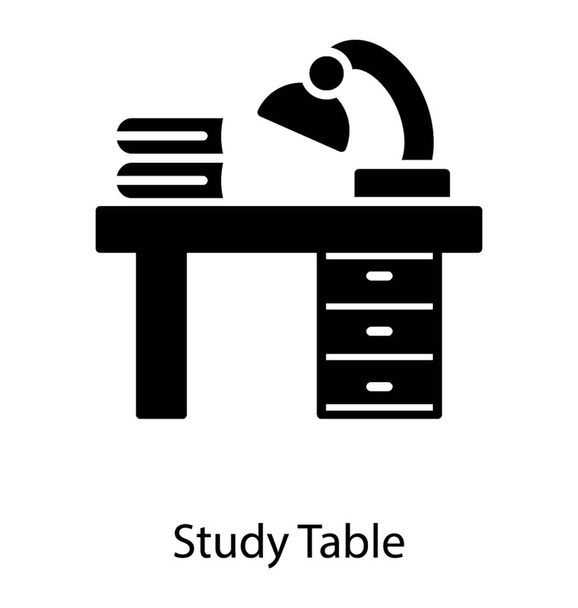 Study Table Vector - Vecteur, image