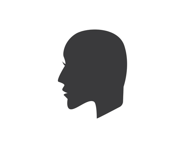 Silhouet mensen logo vector sjabloon - Vector, afbeelding