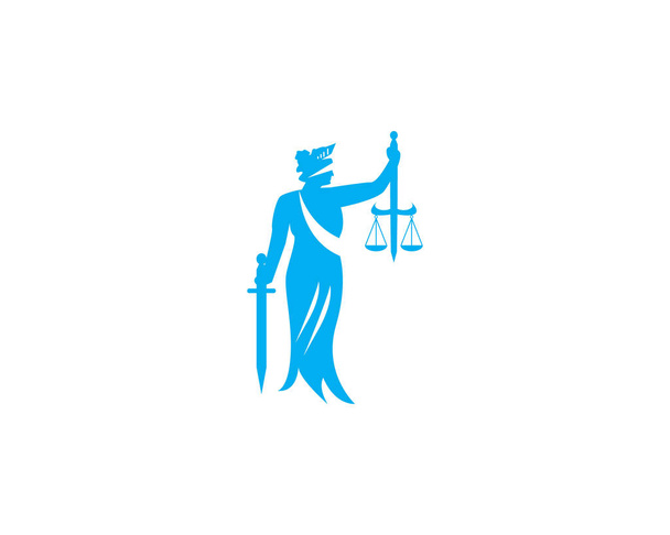 Cabinet d'avocats icône de justice logo vectoriel
 - Vecteur, image