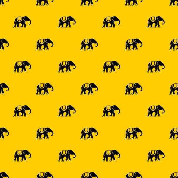 Elephant pattern vector - Vector, afbeelding