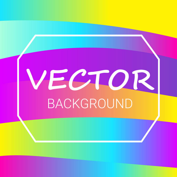 Abstract colored Background with Waves. Vector pattern - ベクター画像