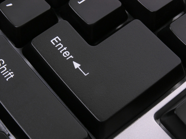 Closeup of computer keyboard - Photo, Image