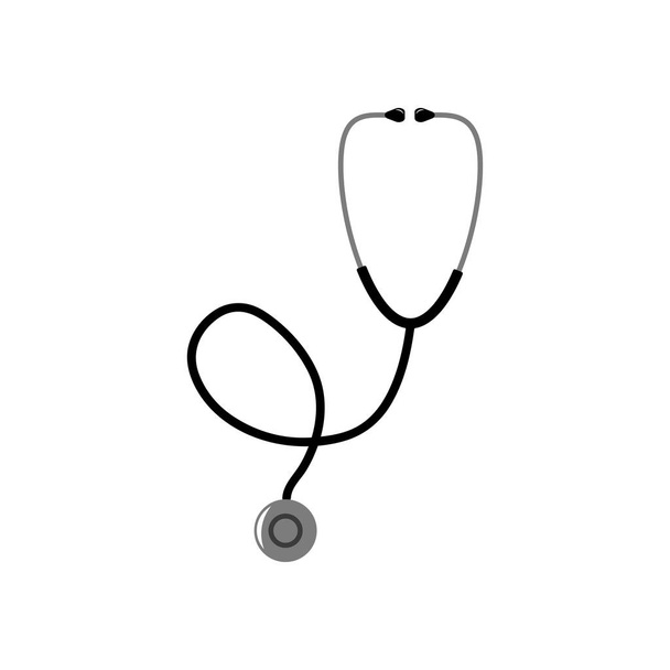 Stethoskop-Vektor isoliert auf weißem Hintergrund. Stethoskop-Symbol - Vektor, Bild