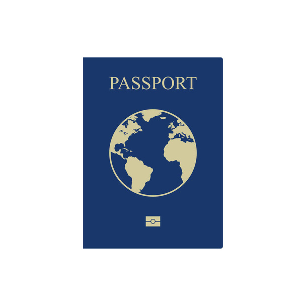 Векторна піктограма паспорта ізольована на білому тлі
 - Вектор, зображення