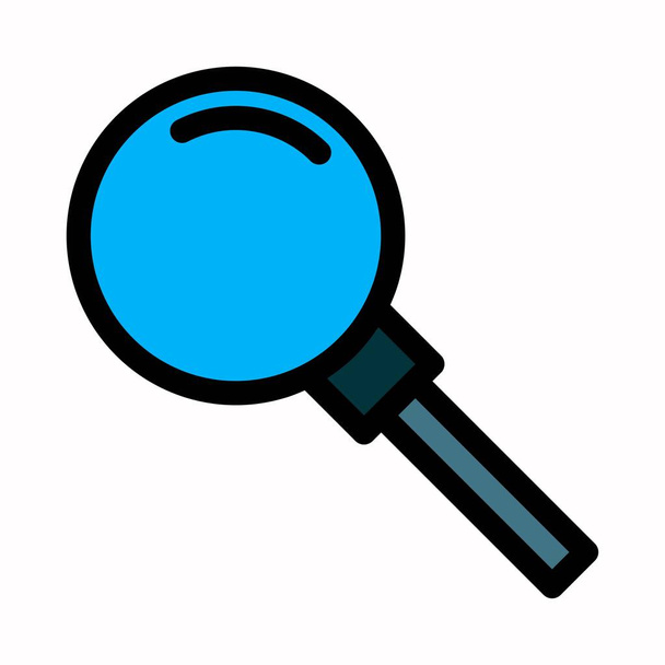 Loupe, icône vectorielle de recherche logo ou illustration
 - Vecteur, image