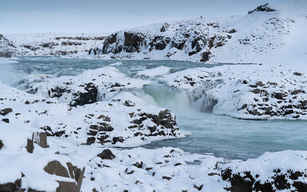 Urridafoss, Iceland, Europe - Фото, изображение