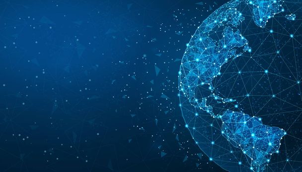Globe Plexus - Küresel Teknoloji ve İş Bağlantısı - Vektör, Görsel