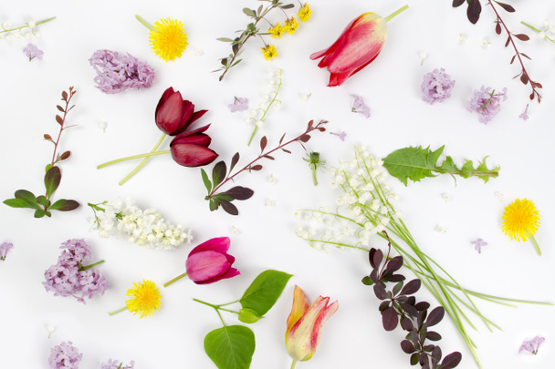 красивий букет квітів у вазі ізольований
 - Фото, зображення