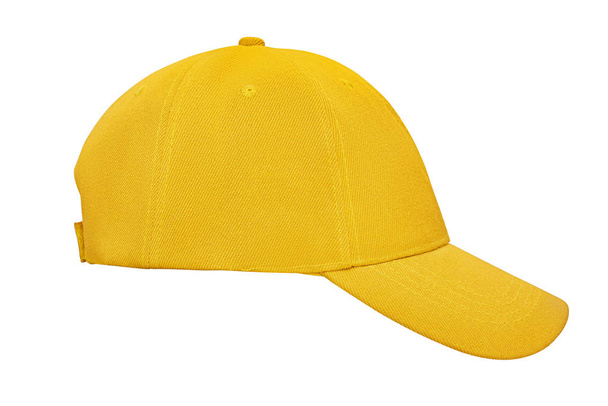 黄色の野球帽を隔離  - 写真・画像
