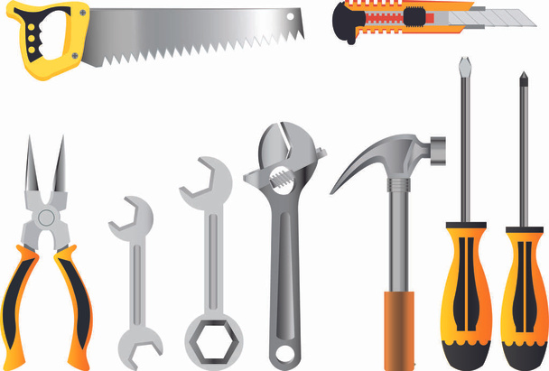reparatie tools vector illustratie - Vector, afbeelding