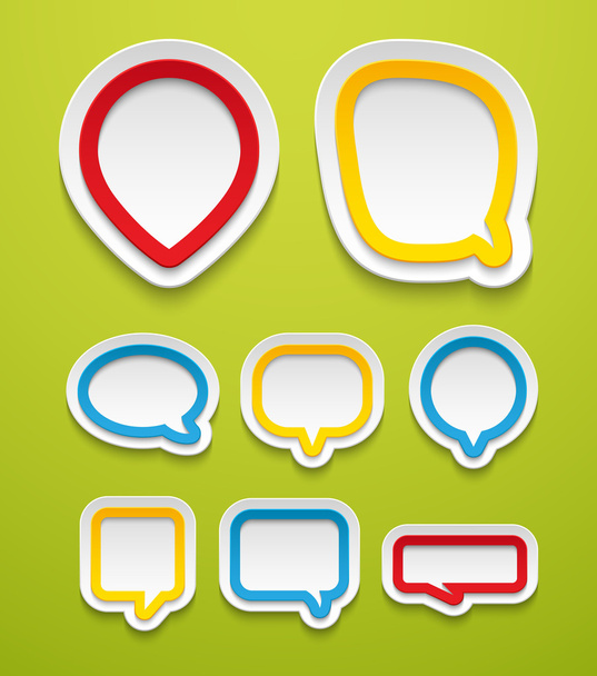 Bubbles for speech collection. - Vector, Image