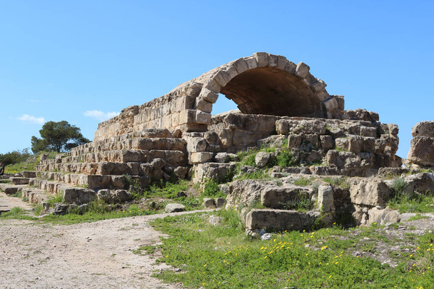 Римляне руины города Саламис, недалеко от Фамагусты, Северный Кипр
 - Фото, изображение