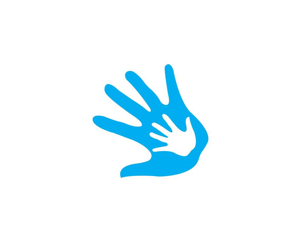 Handpflege Logo Vorlage Vektorsymbol  - Vektor, Bild