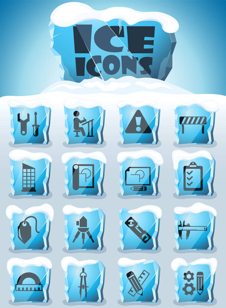 Інженерні Icon Set
 - Вектор, зображення