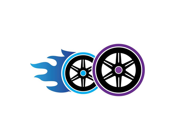 tire illustration vector template - Vector, Image