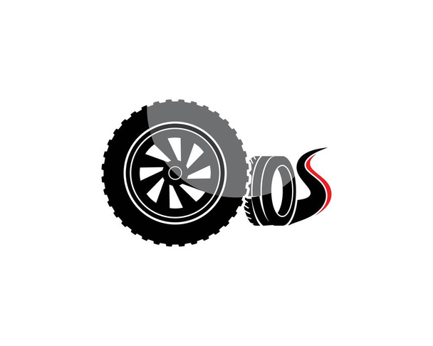 modelo do vetor da ilustração do pneu
 - Vetor, Imagem