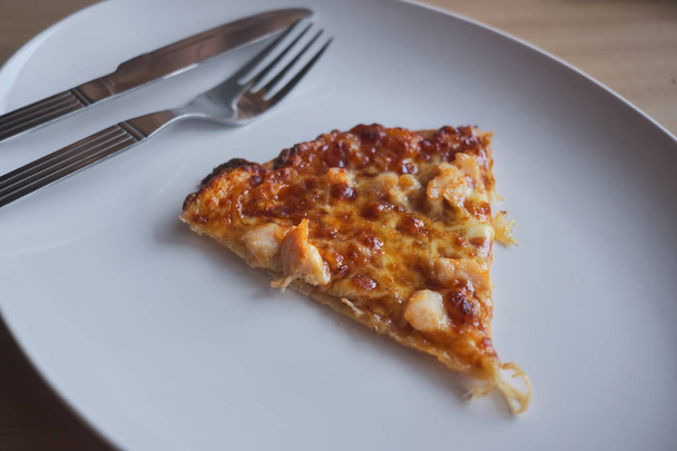 fresh and hot Pizza slice for lunch. - Photo, Image