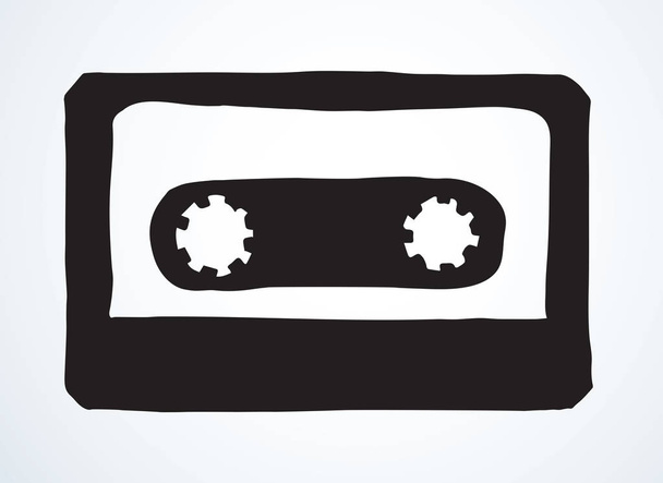 Cassette. Vector drawing - Vector, Image