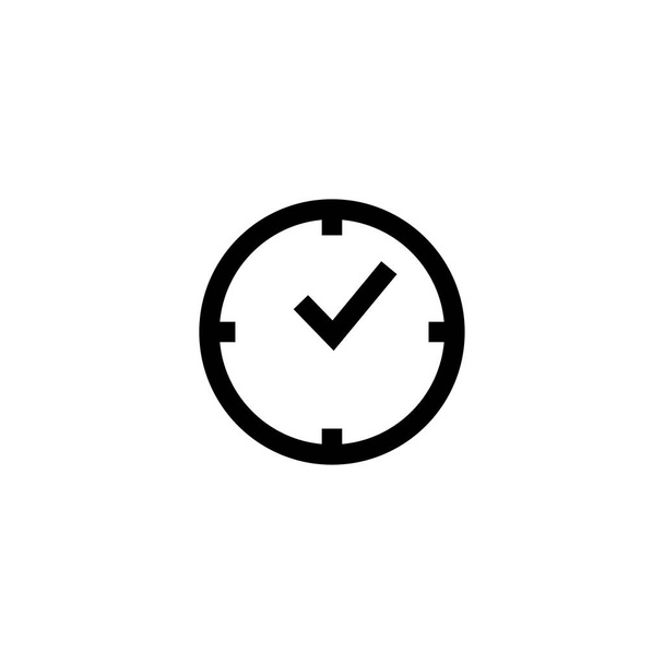 Zeituhr-Symbol-Design-Vorlagenvektor  - Vektor, Bild