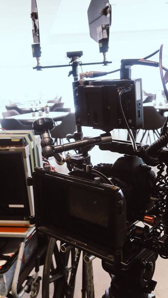 Image of filming crew equipment - Foto, afbeelding