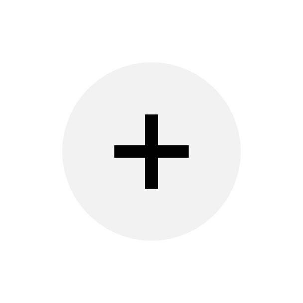 Symbol plus (jednoduchý návrh) - Vektor, obrázek