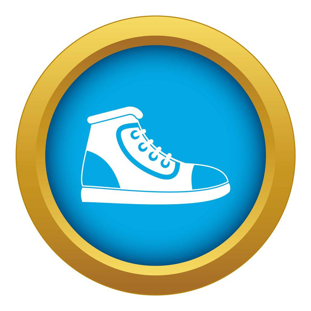 Athletic shoe icon blue vector isolated - Vetor, Imagem
