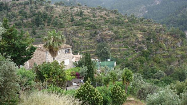 Met ongeveer 700 inwoners, dei is niet alleen een van de kleinste steden op Majorca, maar ook een van de mooiste. Vele beroemde Kunsten, schrijvers en acteurs hebben huizen gekocht. - Foto, afbeelding