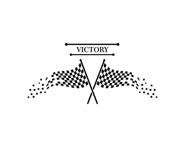 bandiera da corsa icona di automotif illustrazione vettoriale
 - Vettoriali, immagini