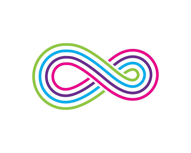 Design infinito, ícone do vetor do logotipo do infinito
 - Vetor, Imagem