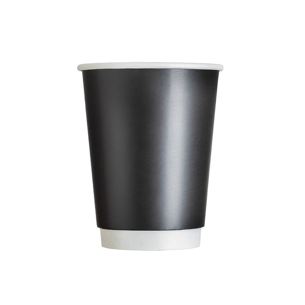 Mockup of coffee paper drinking cup on white background. - Fotoğraf, Görsel