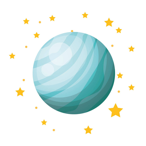 planet of the solar system isolated icon - Vector, Image