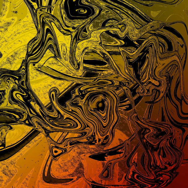 fundo abstrato líquido com listras pintura a óleo - Foto, Imagem