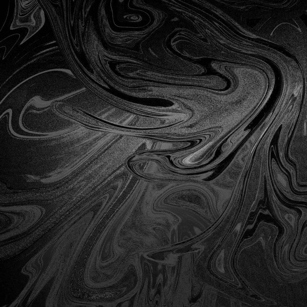 płynne abstrakcyjne tło z smugami malarstwa olejnego - Zdjęcie, obraz