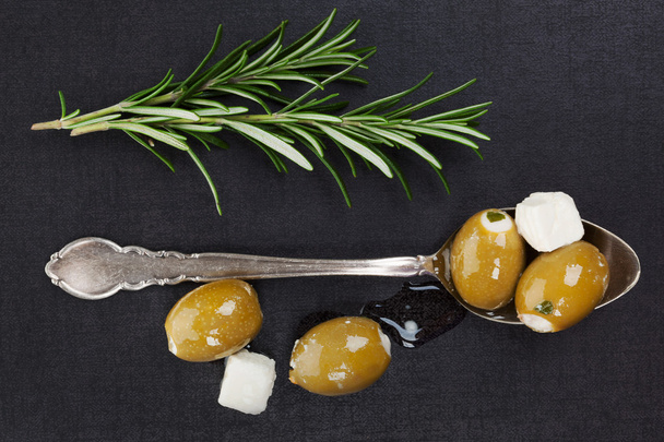 Luxurious olive background. - Foto, Imagen