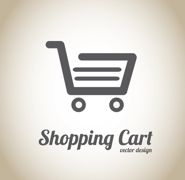 shopping cart - Vector, Image