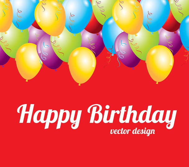 Diseño de cumpleaños
 - Vector, imagen