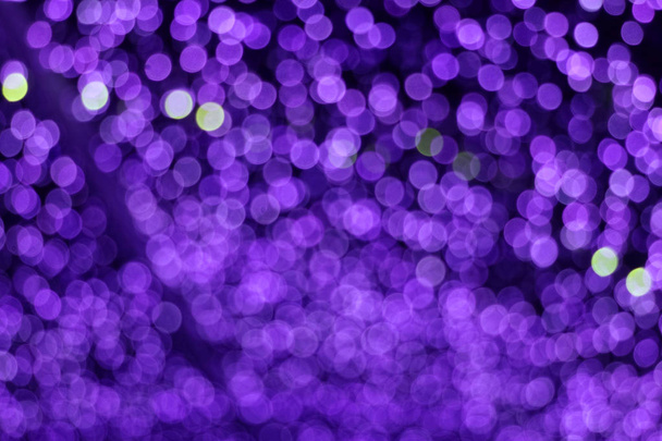 color púrpura abstracto de desenfoque y bokeh luz colorida y noche
 - Foto, Imagen