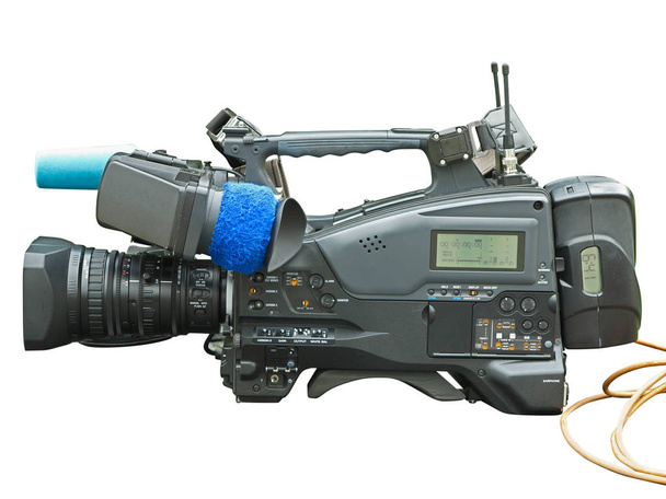 Videocamera digitale professionale, isolata su sfondo bianco
 - Foto, immagini