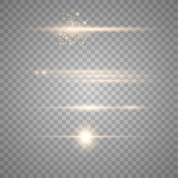 Realistic Lens Flare Elements - Vector, Image