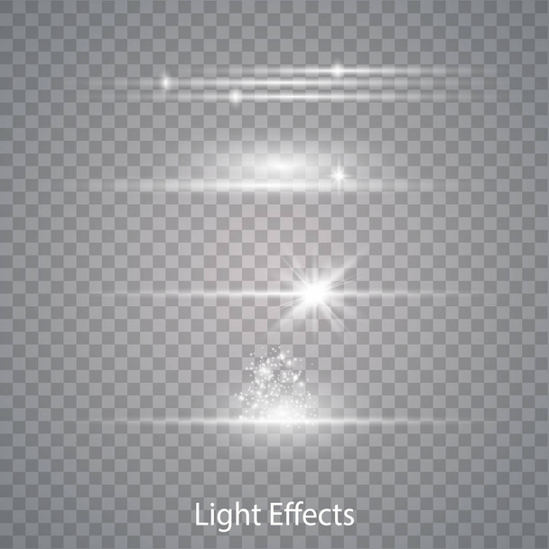 Optical lens flare light effects. - Vector, Image