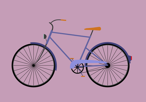 Міський велосипед для подорожі містом на ізольованому тлі
 - Фото, зображення