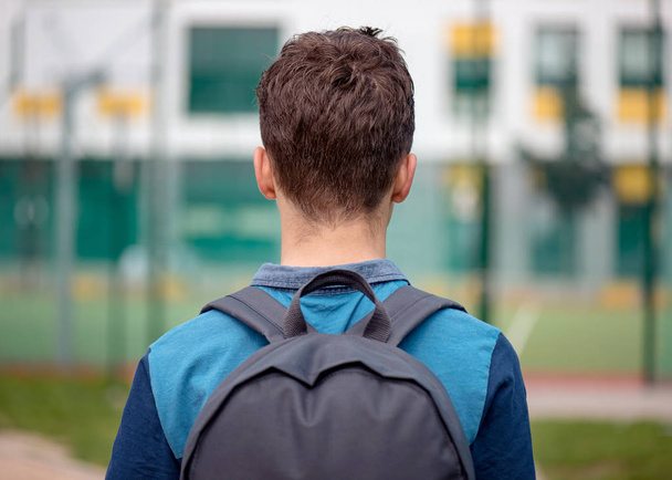 Teen boy back to school - Photo, image