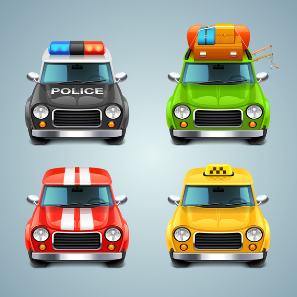 Set di icone per auto vettoriali
 - Vettoriali, immagini