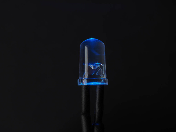 Blue LED Light Bulb - Photo, image