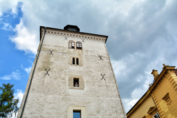 Hırvatistan 'ın Zagreb kentindeki Lotrscak Kulesi - Fotoğraf, Görsel